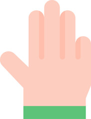 on hold illustration on a white background     