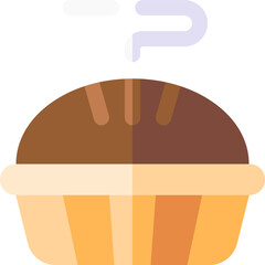 pie illustration on a white background     