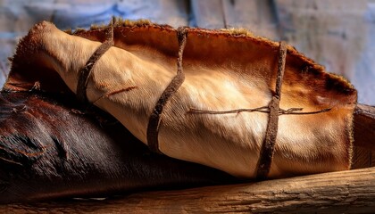 rawhide untanned and durable rawhide is used for crafting drums leather tools and clothing offering strength and flexibility for various applications