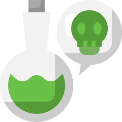 poison (2) illustration on a white background     