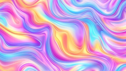 Embrace the seamless y2k futurism with vibrant iridescent hues.