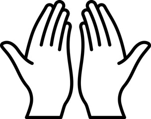 pray (2) illustration on a white background     