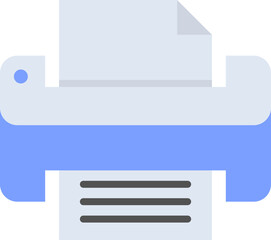 printer illustration on a white background     