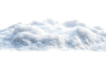 Snow Pile Isolated on Transparent Background - Winter Weather Snowdrift Stack Frosty Chill Ice Crystal