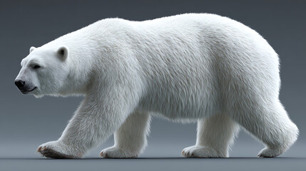 Fototapeta premium Polar Bear Walking