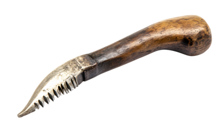 Dental Tool with Tooth Isolated on Transparent Background for Dentist Office Marketing Material