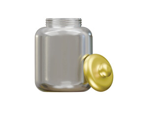 spice jar icon 3d illustration render