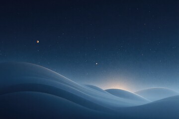 Fototapeta premium minimalistic illustration of astronomical bodies floating in space open to various artistic interpretations