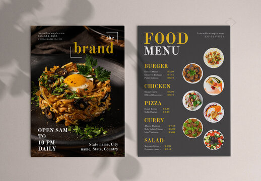 Restaurant Menu Template
