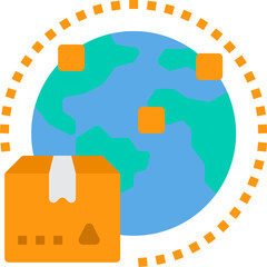 shipping (2) illustration on a white background     