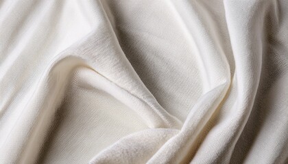 Obraz premium surface linen texture background white fabric template