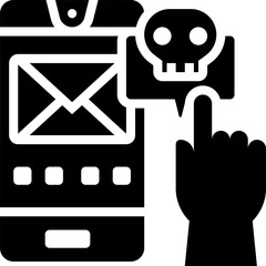 spam illustration on a white background   