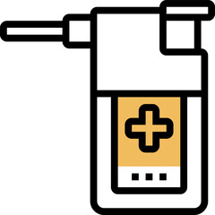 Fototapeta premium spray illustration on a white background 