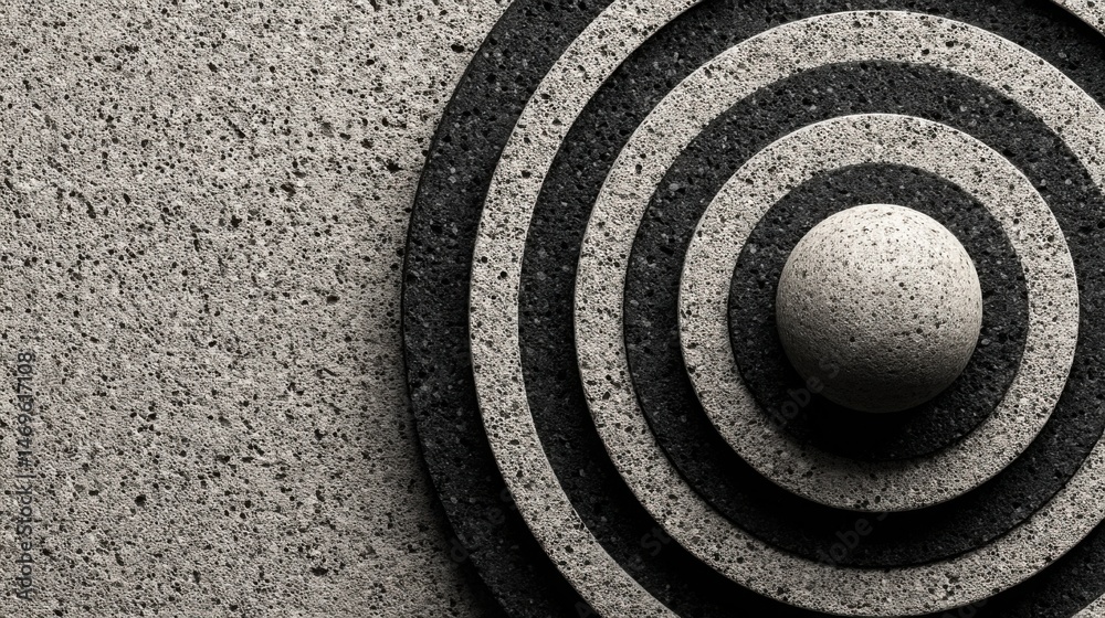 Poster black and white design symbolizing sequence-based branding with fibonacci storytelling concept in cr
