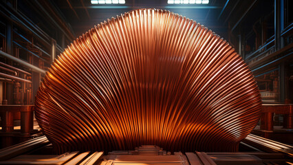 Fragmented Bronze-Copper Sentinel Wrought from Car Radiators and Piping