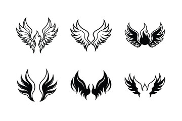 Retro Blaze Feather Tattoo Kit