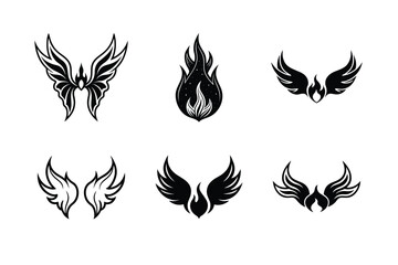 Retro Blaze Feather Tattoo Kit