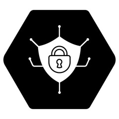 Cyber Security icon, Strengthening Cybersecurity Protecting Data in the Digital Age, Cyber Threats and Defense Strategies Safeguarding Your Systems