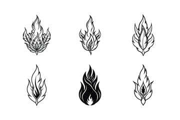 Retro Blaze Feather Tattoo Kit