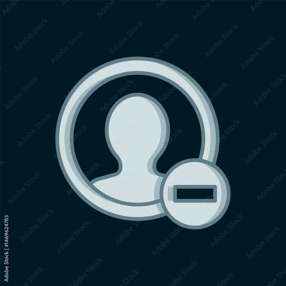 Poster line create account screen icon isolated on black background. flat filled outline style with shadow.
