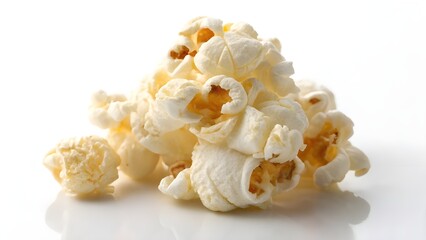 popcorn isolated on white background