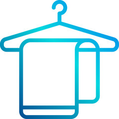 towel illustration on a white backgro