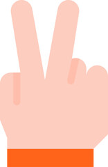 victory illustration on a white background     