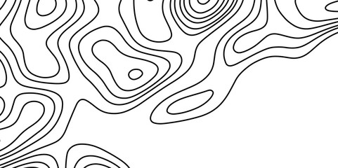Fototapeta premium Abstract Topographic map background with wave line. multicolor wave curve lines. Topographic map background geographic