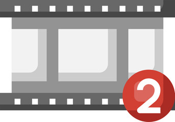 video illustration on a white background     