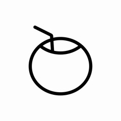 Fresh orange fruit summer icon vector sign