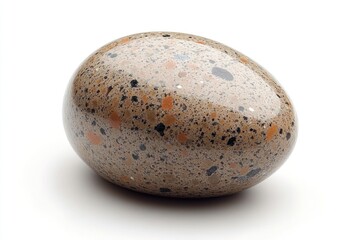 Fototapeta premium Oval stone with speckled pattern