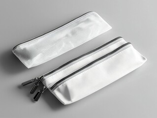 White Pencil Cases Mockup