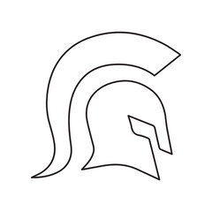 spartan line icon