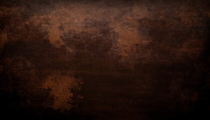dark brown stained grungy background or texture