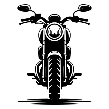 Classic Motorcycle clip art preview