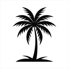 Fototapeta premium palm tree silhouette