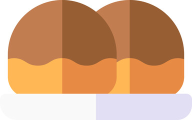 choux illustration on a white background     