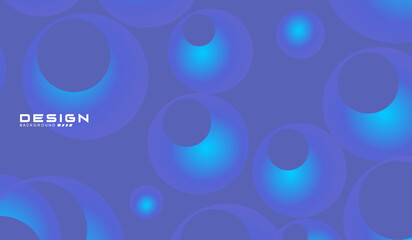 Colorful Floating Soft Balls Background. Blue pearls fly in the sky. Abstract trendy stylish wallpaper background. 3D blue bubble pattern.