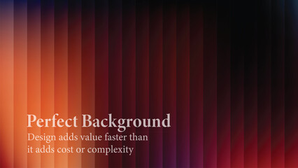 Polished Backgrounds, Powerful First Impressions