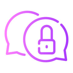 privacy gradient icon