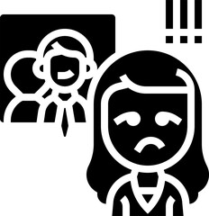 cyberbullying illustration on a white background   