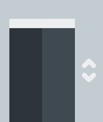 elevator illustration on a white background     