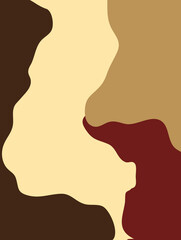 abstract wavy background with warm colors