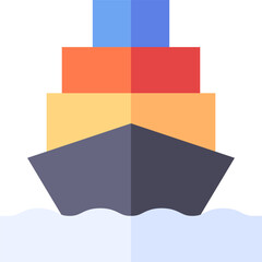 freight illustration on a white background     