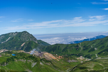 mountain landscape with lake