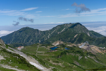 mountain landscape in the alps