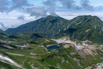 mountain village in the alps