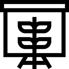 growth illustration on a white background     