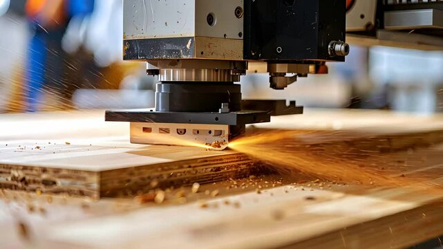 CNC Router Carves Wood Precisely and Quickly