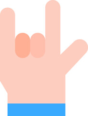 heavy metal illustration on a white background    